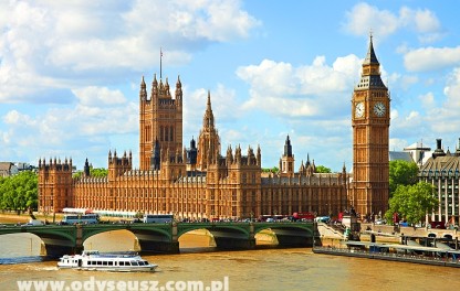 Londyn Big Ben i Parlament