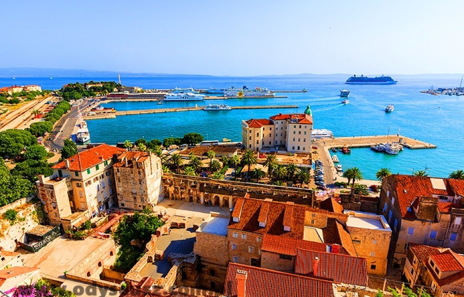 Split - widok na Pałac Dioklecjana