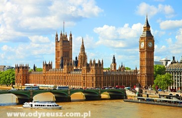 Londyn Big Ben i Parlament