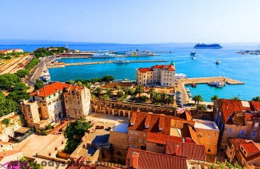 Split - widok na Pałac Dioklecjana